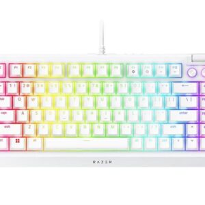 Bàn Phím Cơ Có Dây Gaming Razer BlackWidow V4 75% White Edition